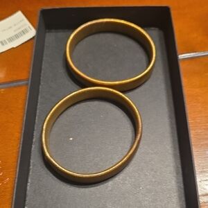 Gold-Tone Bangle Bracelets